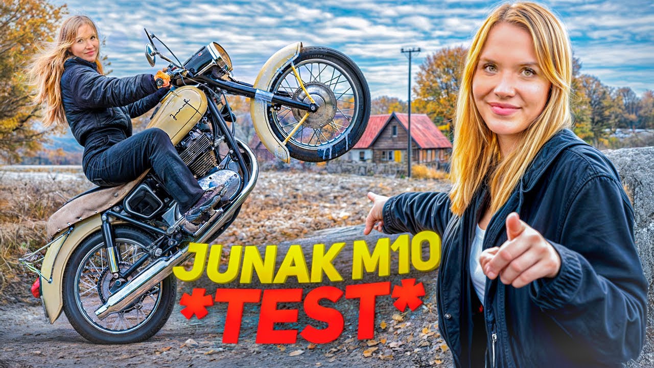 JEDYNY TAKI MOTOCYKL w HISTORII POLSKI - JUNAK