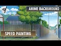 Anime Background Process : Clip Studio Paint