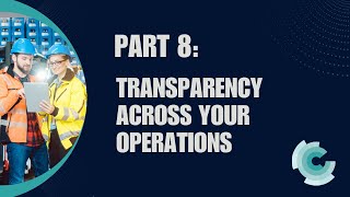 Part 8: Complete Transparency Across Your Operations | Centerpoint ERP