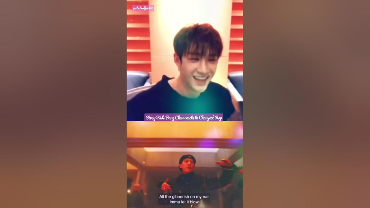 Stray Kids Bang Chan reacts to Chanyeol Rap in EXO Obsession
