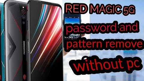 Red Magic 5G pattern password and Hard reset without pc 100%