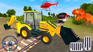 🔴LIVE BUS SIMULATOR INDONESIA GAME - JCB BACKHOE LOADER DRIVING MOD - ANDROID GAMEPLAY #099 screenshot 3