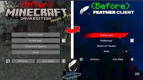 Feather client for mojo launcher in 1.21.4 version link watch video