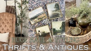 WHAT TO LOOK FOR WHILE THRIFTING IN 2024/THRIFTED HOME DECOR HAUL/HOW TO STYLE THRIFTED HOME DECOR