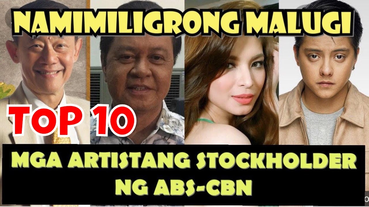 MGA CELEBRITIES NG ABS-CBN STOCKHOLDER NA NAMIMILIGRONG MALUGI KILALANIN #abscbnstockholder