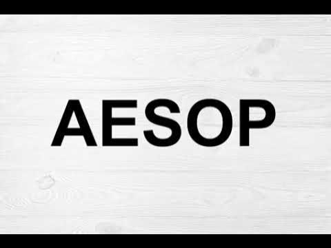 How To Pronounce Aesop - YouTube