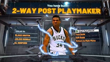 Best 2-WAY POST PLAYMAKER Build on NBA 2K20! *RAREST* MOST OVERPOWERED in NBA 2K20!
