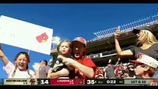 Louisville Runs A Fake Kneel And Gains 42 Yards