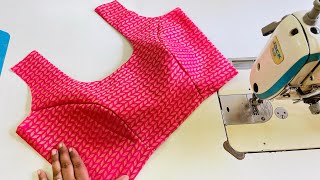 Princess Cut Blouse Cutting and Stitching | princes Cut Full Blouse Cutting Easy Method