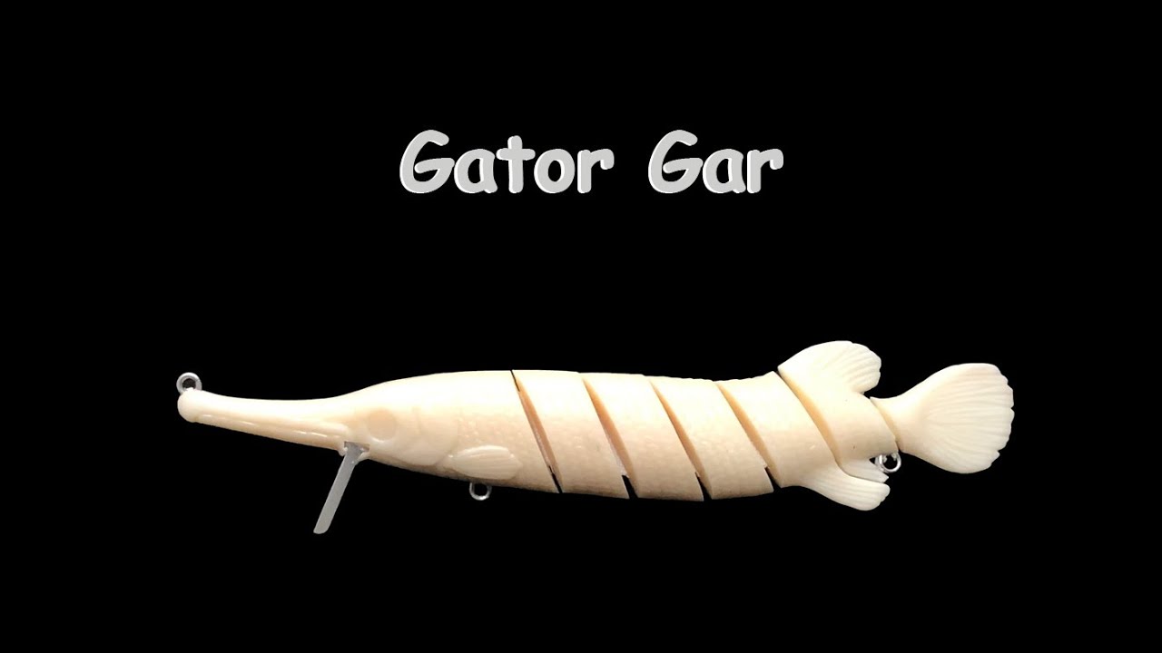 Gator Gar Swimbait (order 7mm eyes) Backwater.Outfitting Gator Gar Swimbait (order 7mm eyes) Backwater.Outfitting