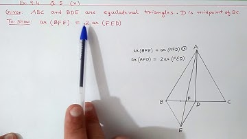 Ex.9.4 (optional), Q.5 (v) Chapter:9 Areas Of Parallelograms And Triangles | Ncert Maths Class 9