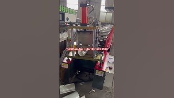 How to make half round rain gutter / 6 inch reverse curl half round gutter roll forming machine