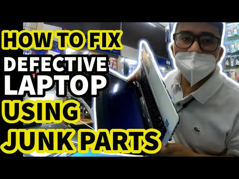 How to repair Laptop Keyboard and Touchpad using Junk Laptop Parts!!