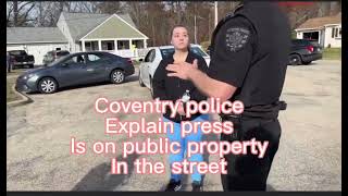 Coventry incident . The neighbor in charge. Coventry RI. On-the-scene Livestream