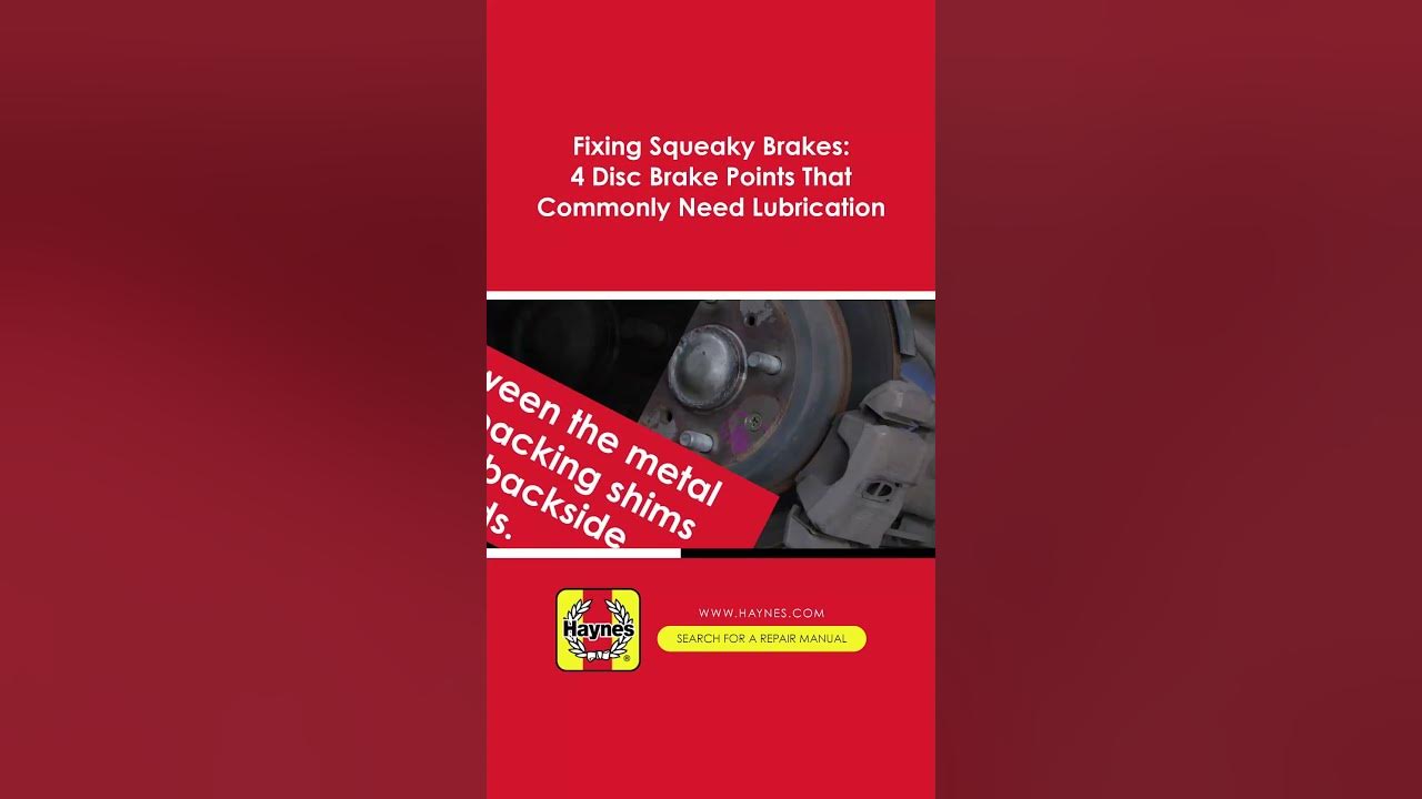 Fixing Squeaky Brakes 4 Disc Brake Points That Commonly Need