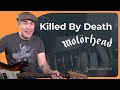 How to play Killed By Death by Motorhead - Guitar Lesson Tutorial ST-385 RIP Lemmy Rock Guitar Metal