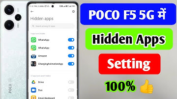 Poco F5 5g mobile me app hide kaise kare/how to app hide setting poco f5 5g mobile