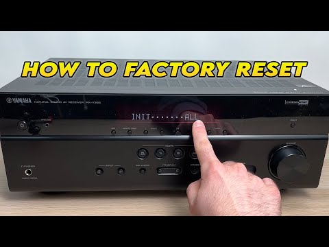 Yamaha AV Receiver: How to Factory Reset (Also Fix Decoder Off Error)