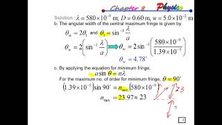 Problem Solving For Sinlge Slit and Diffraction Grating