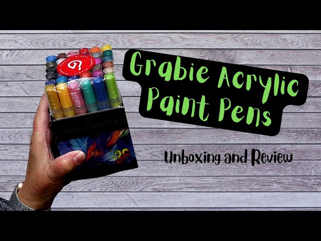 Grabie Acrylic Paint Marker Unboxing and Review 