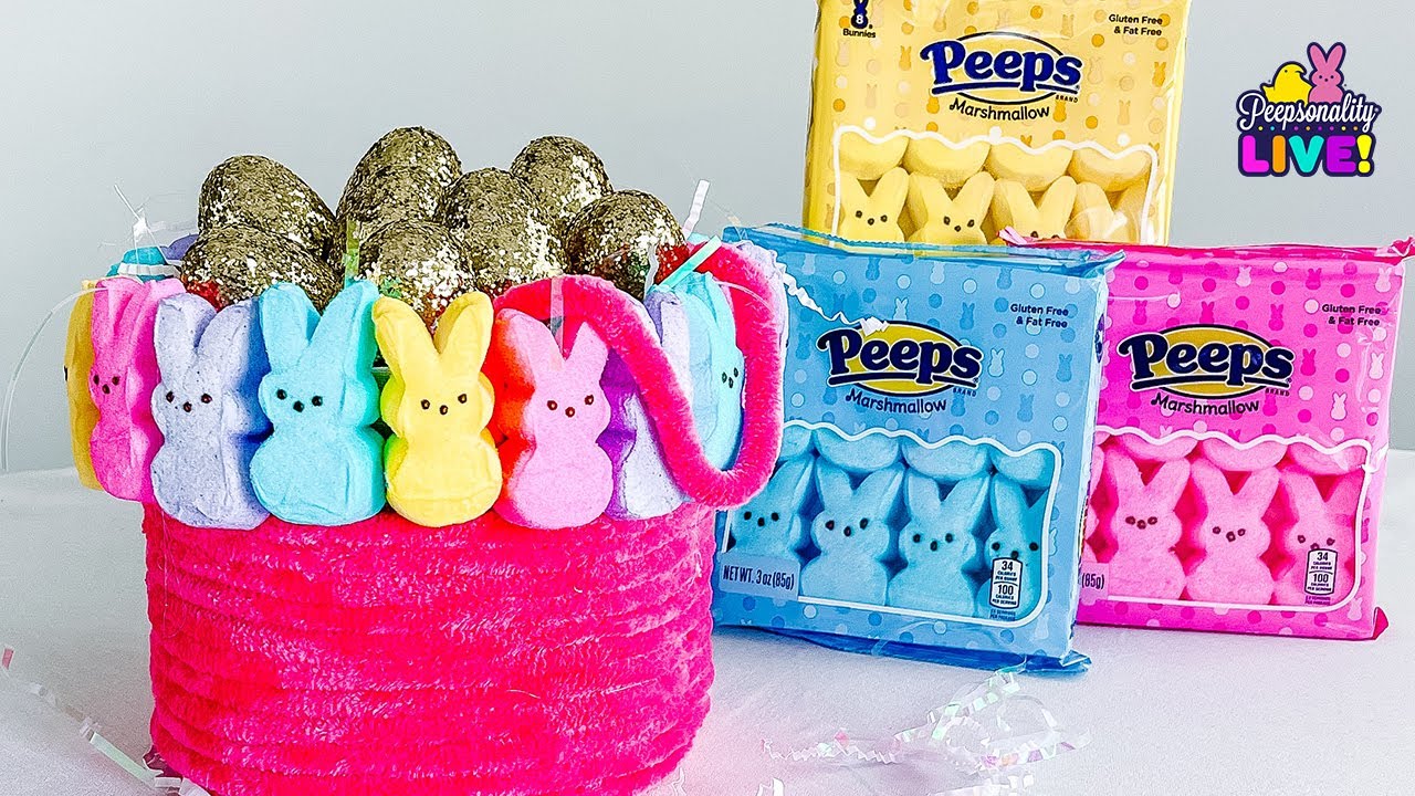 PEEPSONALITY LIVE SPRING 2023 - DIY PEEPS® Basket By Addie Taylor - YouTube