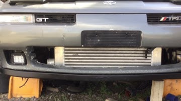 Mk3 supra turbo intercooler install