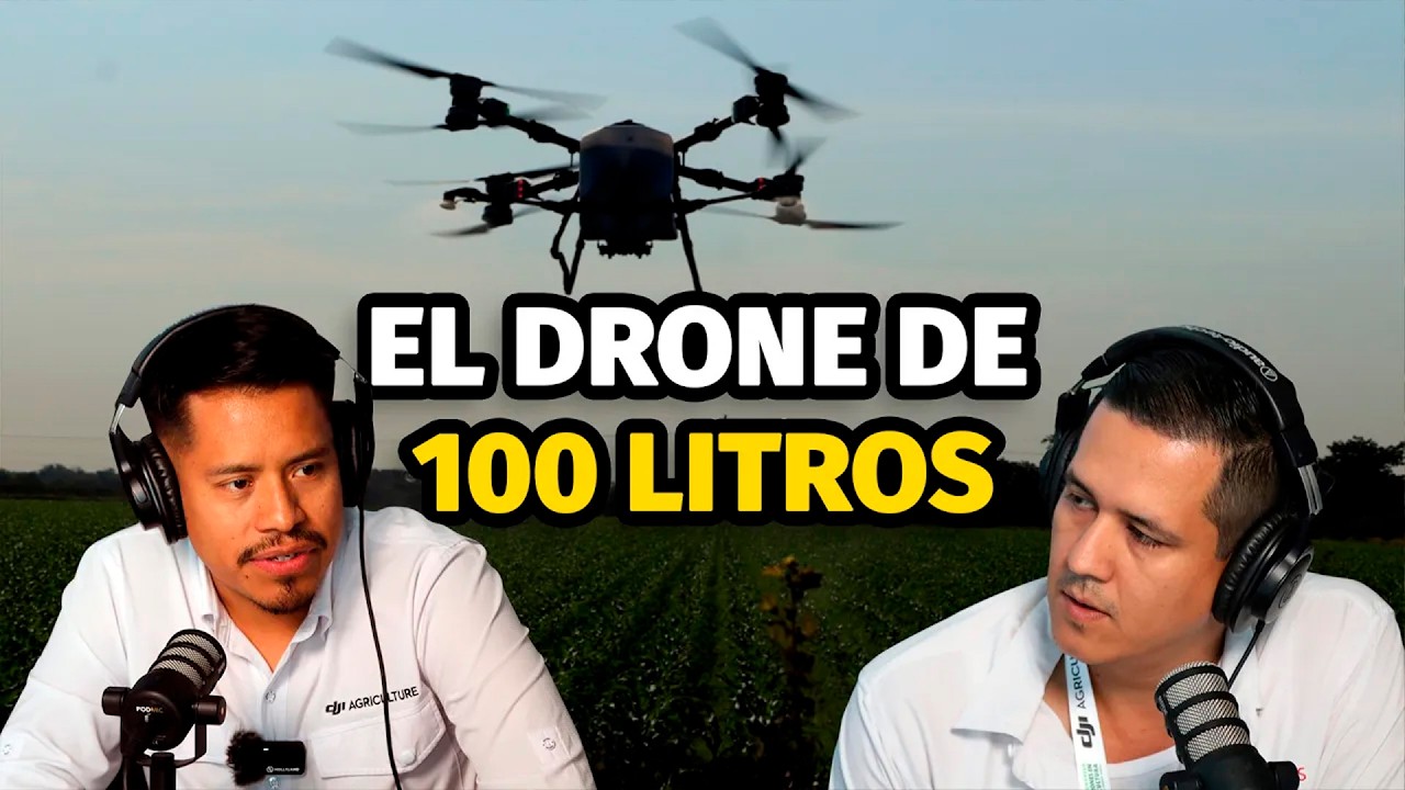 El dron de 100 litros que está revolucionando la agricultura en México | #DJI