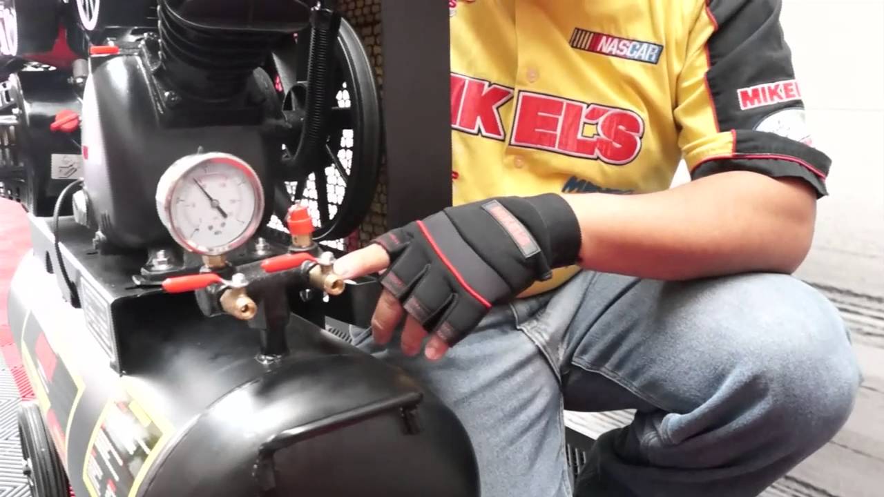 Compresores : COMPRESOR A GASOLINA 108L 5.5HP ARRANQUE PIOLA CON