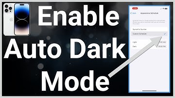 How To Automatically Enable Dark Mode On iPhone