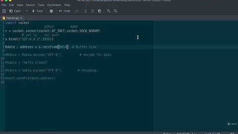 Code UDP Server in Python from Scratch (User Datagram Protocol)