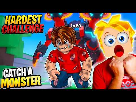 I Complete The HARDEST CHALLENGE in Roblox Catch A Monster 