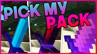 PICK MY TEXTURE PACK!! (Rose Gold, Sky blue, Smooth Blue, Ruby Resource Packs)
