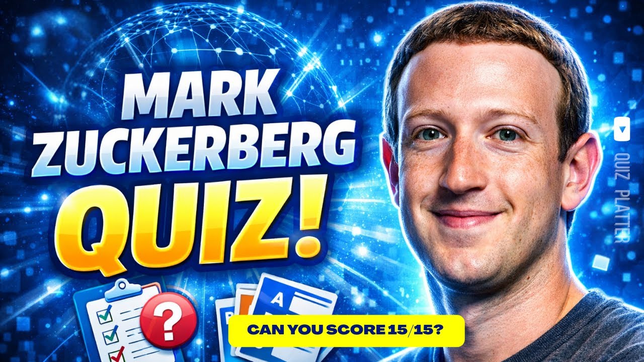 Викторина о Марке Цукерберге | Сможете ли вы набрать 15/15 баллов? | Вопросы с множественным выбо...