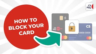 how to block c3 card | c3 card ko kaise block karen | c3 card | c3 card rakbank #c3card #salarycard screenshot 2