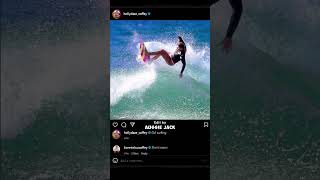 Photo VFX transition between 2 photos of a woman surfing 🌊 #surfing