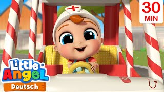 Die Räder vom Krankenwagen | Kinderlieder mit Klein Joni | Little Angel Deutsch