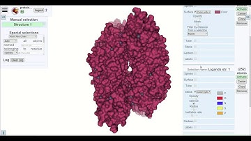 Protein Imager video tutoral - Structures and selections