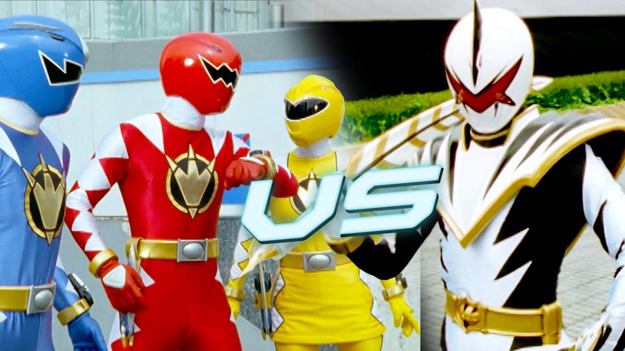 White Ranger vs Dino Thunder Rangers | White Thunder, Part 1 | Power Rangers Dino Thunder Full Scene