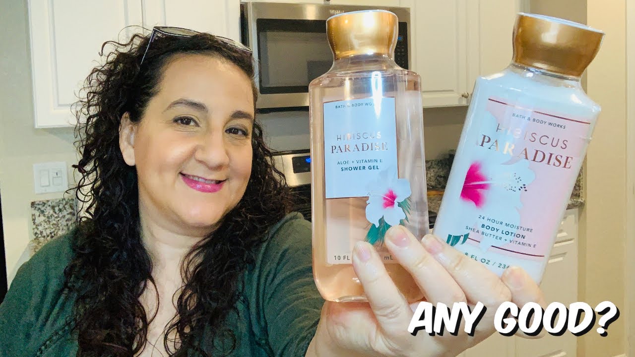 BATH AND BODY WORKS HIBISCUS PARADISE REVIEW HONEST THOUGHTS YouTube