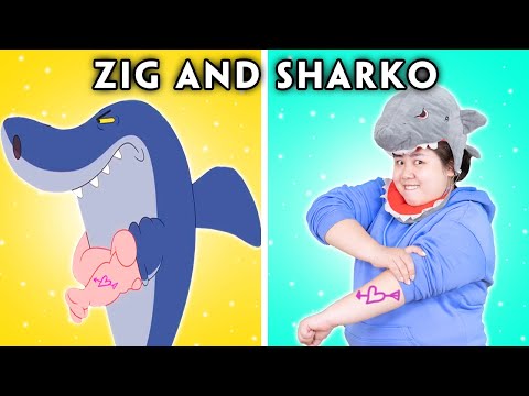 Zig and Sharko With Zero Budget - Parody The Story Of Zig & Sharko | Zig Sharko's Funniest Moments