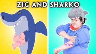 Zig and Sharko With Zero Budget - Parody The Story Of Zig & Sharko | Zig Sharko's Funniest Moments