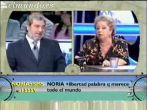 Maria Antonia Iglesias recibe el correcto califica...