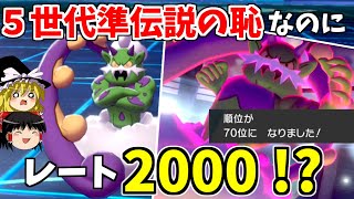 5世代の恥「化身トルネロス」でレート2000！？【ポケモン剣盾】【ゆっくり実況】