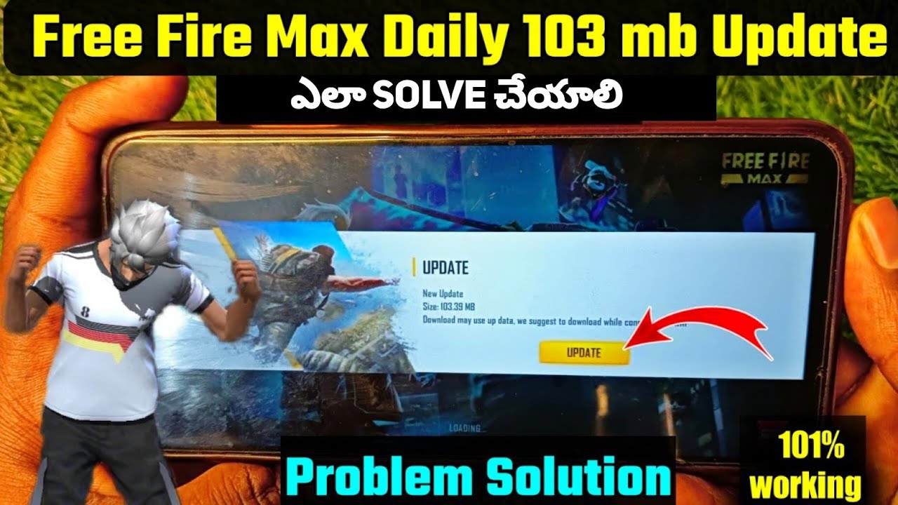 Free Fire Max Daily Update Problem | How To Solve Daily Update Problem in Telugu | 