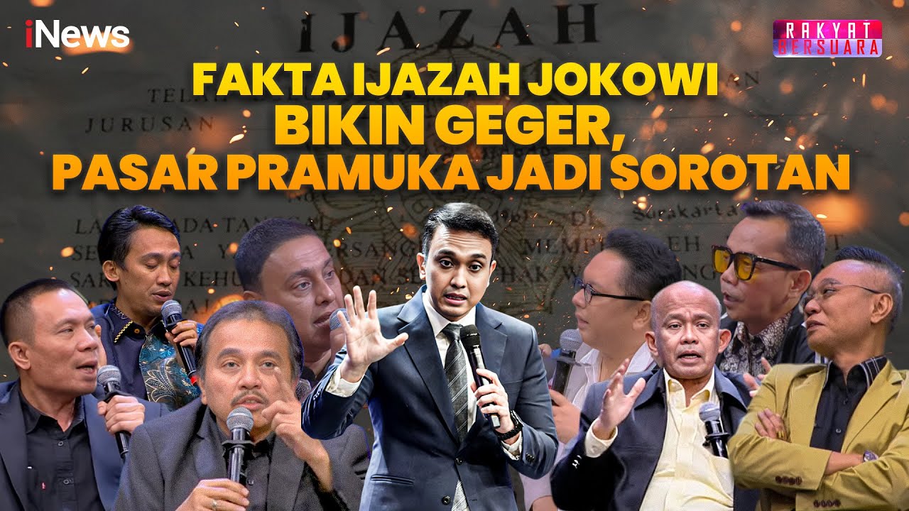 [FULL] Ijazah Jokowi Makin Panas! Terungkap Fakta Mencengangkan dari Pasar Pramuka |Rakyat Bersuara