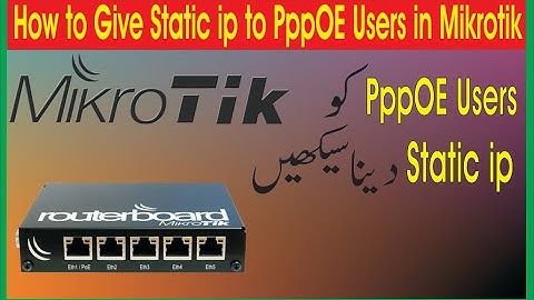 How to Give Static ip to PppOE User in Mikrotik | MikroTik Assign Fixed IP Address | Static ip