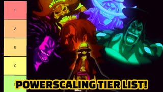 One Piece Power Scaling Tier List!