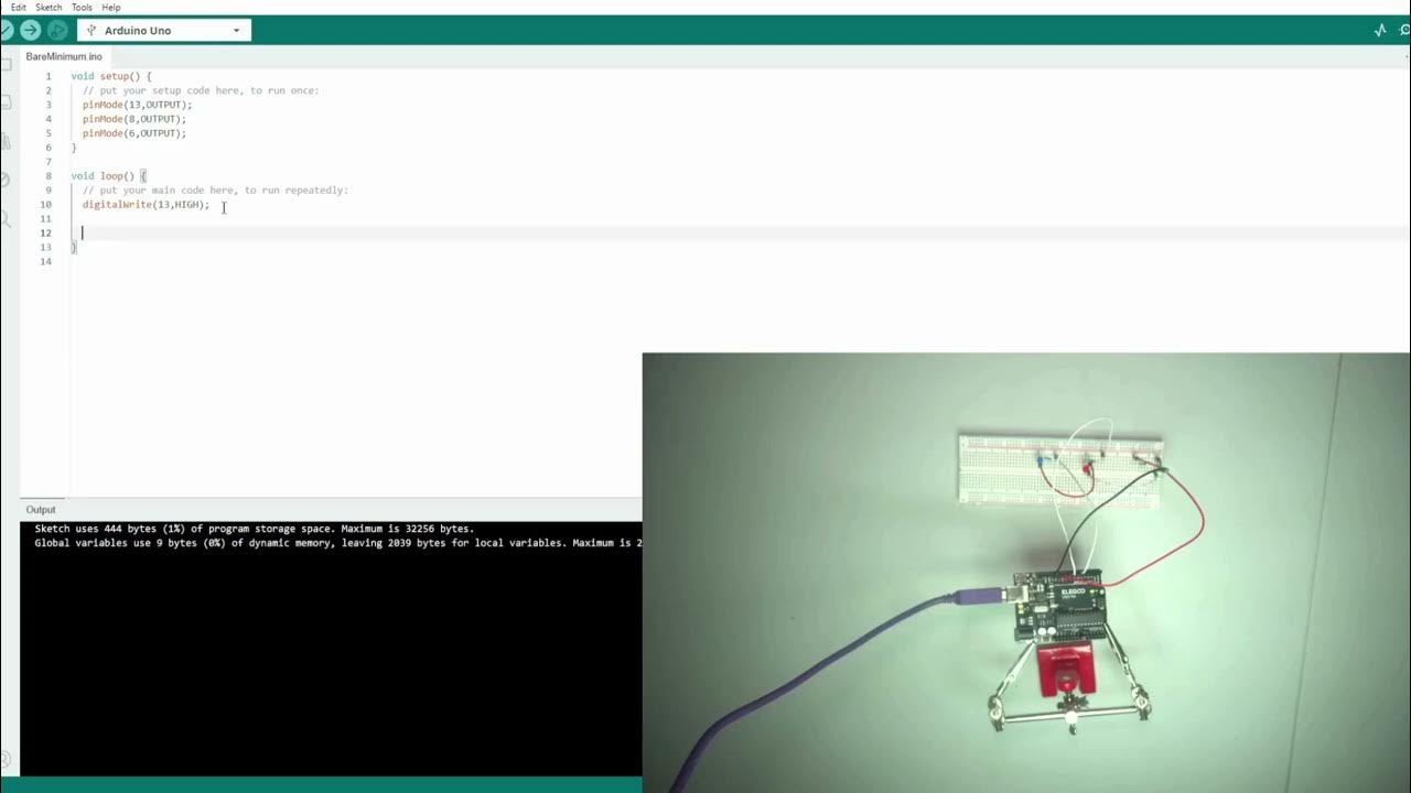 My First Arduino Experiment. - YouTube