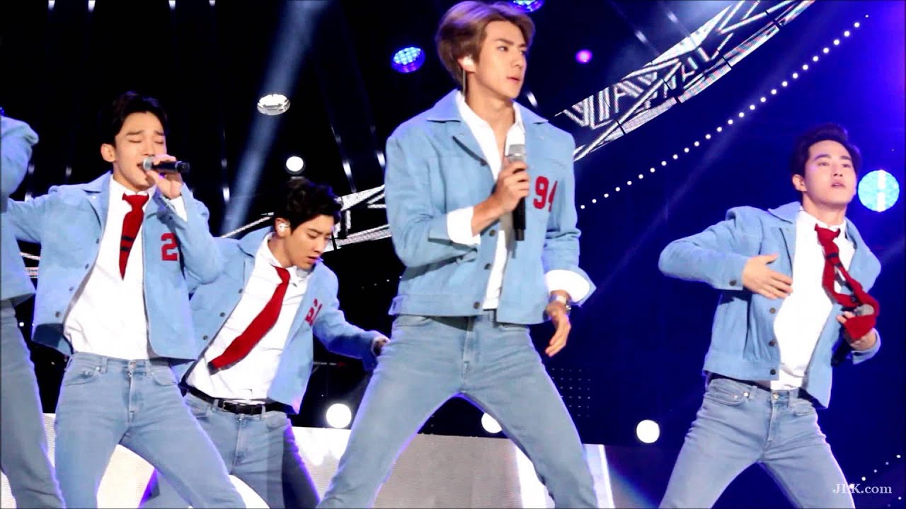 151009 one k concert - EXO call me baby (sehun focus)
