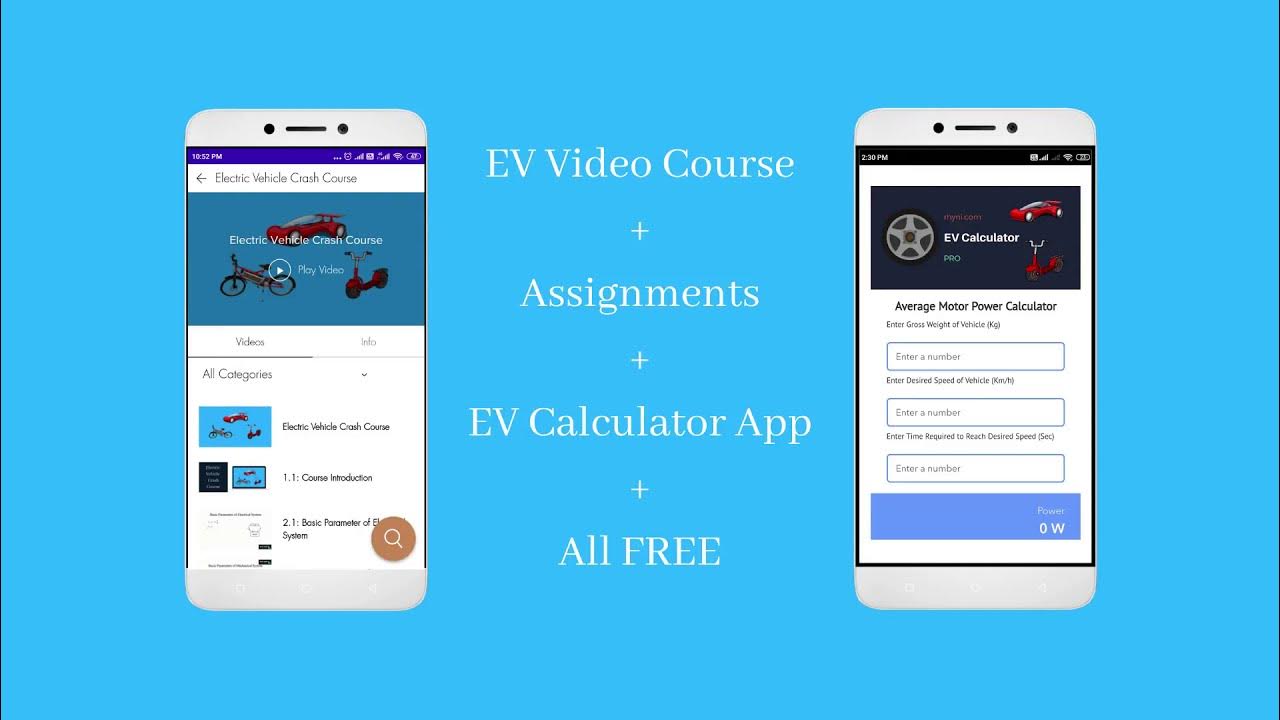 Free Course on Electric Vehicle Projects with Assignments & EV